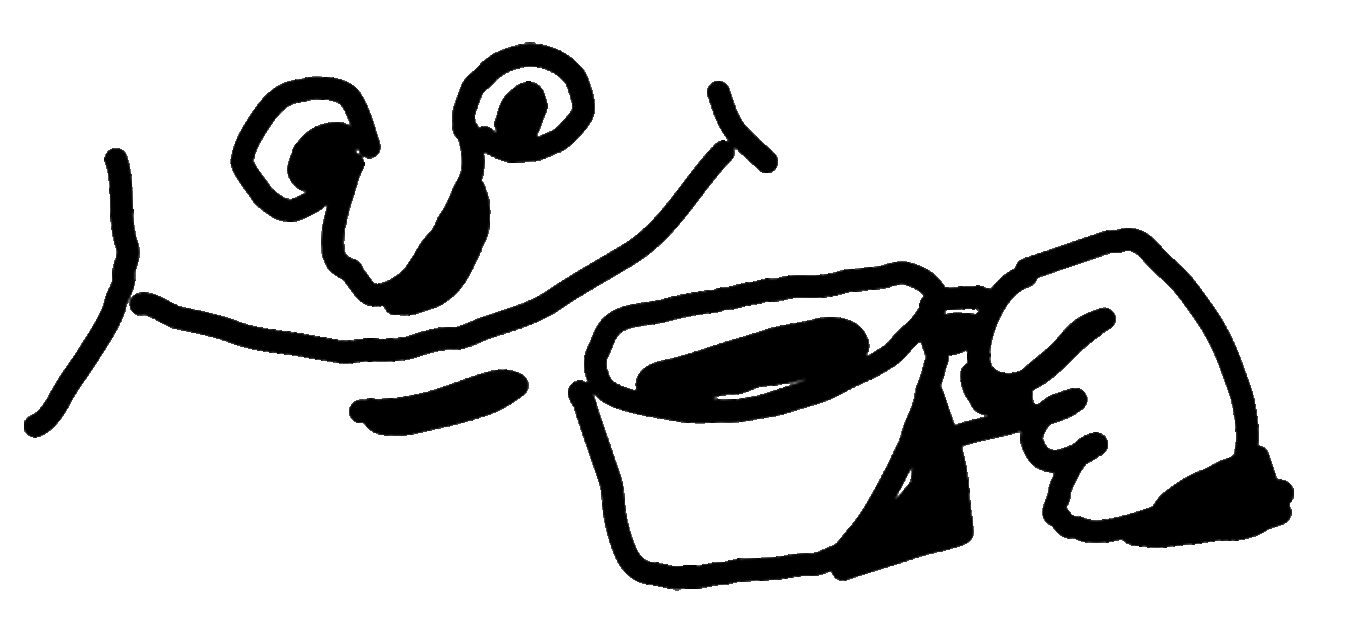 Animierte Tasse Kaffee