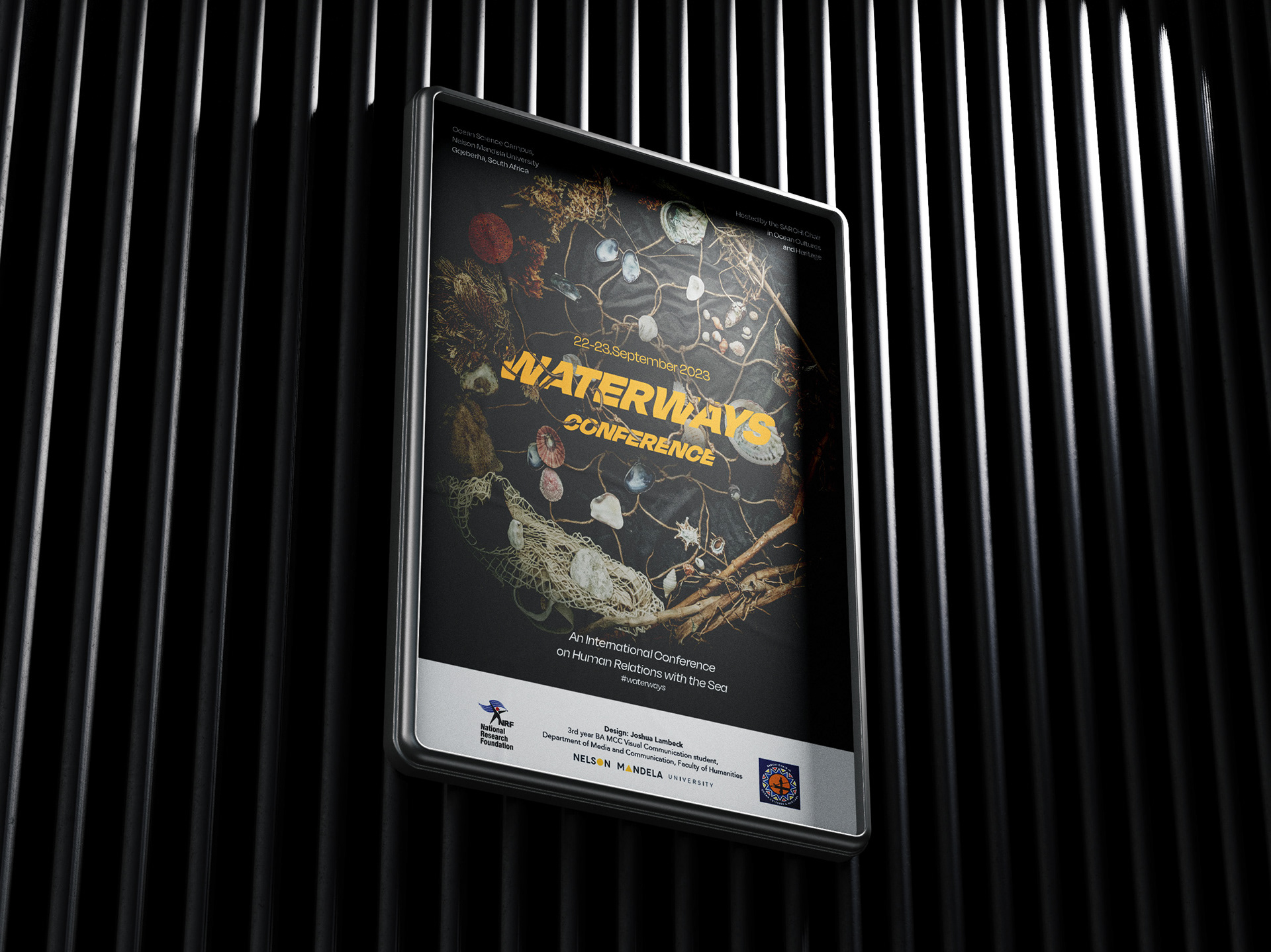 Waterways - Poster- und Motiondesign für eine internationale Meereskonferenz